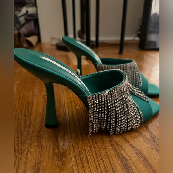 Embellished Fringe Heels - Picture 4 of 5